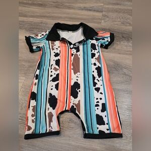Cow‎ Print Romper